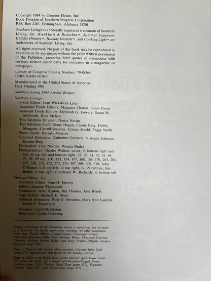 Southern Living 1984 Annual Recipes